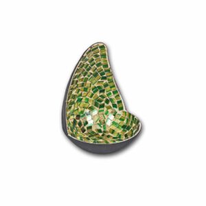 Mosiac Diya Green Gold