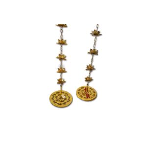 Gold Handing Urli cum Anjali Diya Set of 2