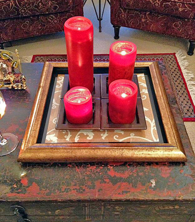 Coffee-Table-Tray-with-Picture-Frame
