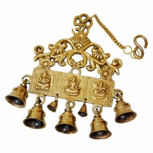 Brass Wall Hanging of Hindu Gods