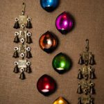 Wall Diya Shape Candle Holder Multicolor Set of 6