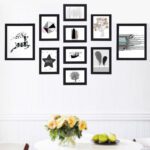 Wall Frame Gallery Set of 10 Frame for Family Collage