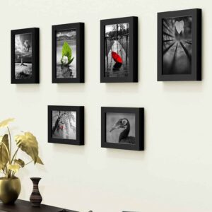 6 Frames Gallery Wall Set Mixed Size