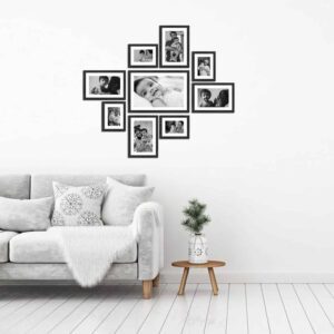 9 Frame Gallery Wall Set for family Collage