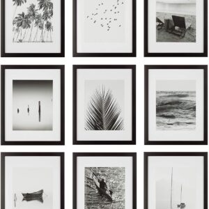 Family Collage Black Frame Wall Set for Living room (9 pc )