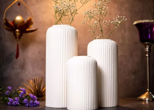 cerami flower vase, planter, flower vase