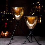 Tripod Design Candle Holder Set of 2 pcs