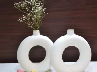 Donut Flower Vase, Cermic Flower VAse
