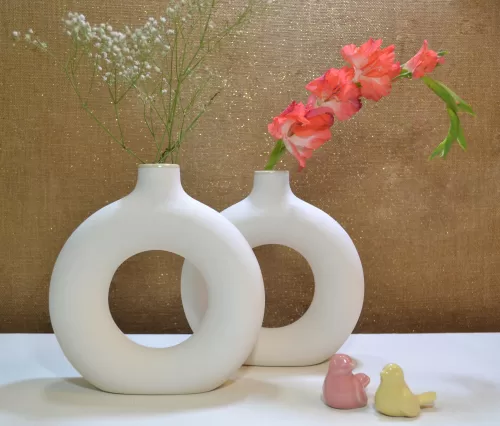 8" Double Vase