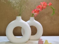 8" Double Vase