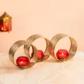 Triple Tyre Candle Holder For Table