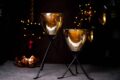 Tripod Design Candle Holder Set of 2 pcs