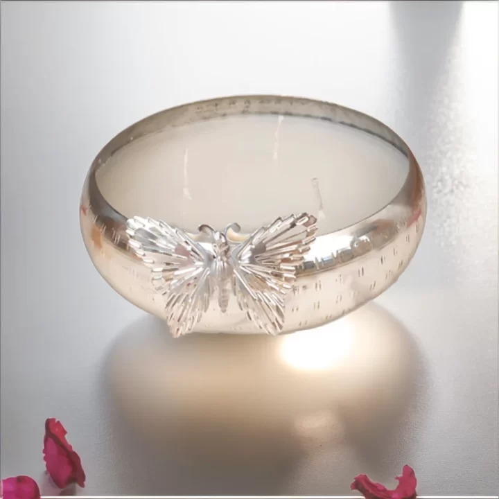 wax Filled Butterfly Urli