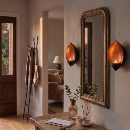 decorative wall candle holder